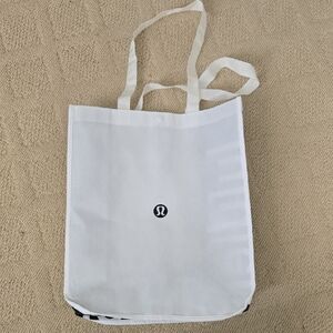 Lululemon Athletica White Tote Bag